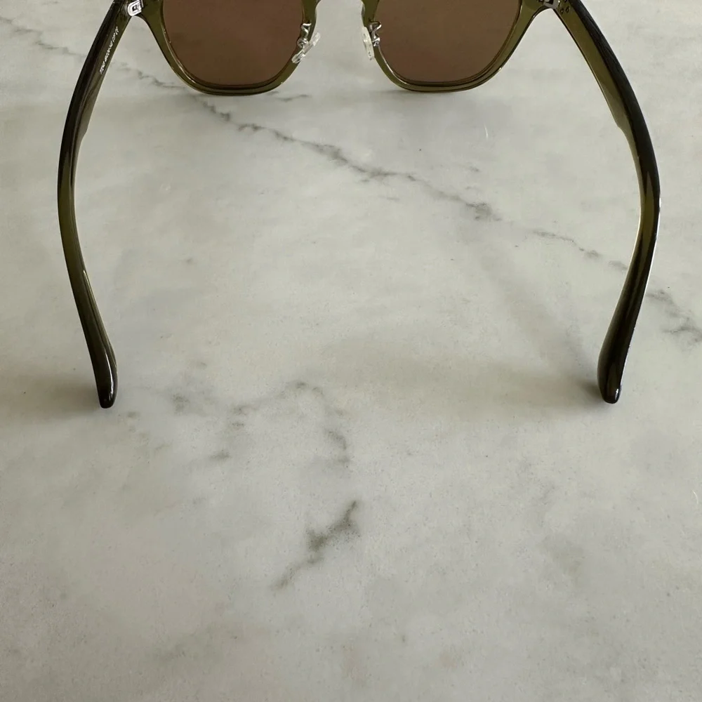 Olive Green Sunglasses Unisex - Picture 3 of 4